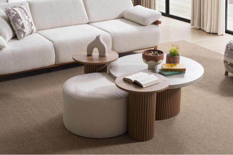 Adore Side Table - Enka Home - Enkahome -  Online Furniture Store Inegol Furniture