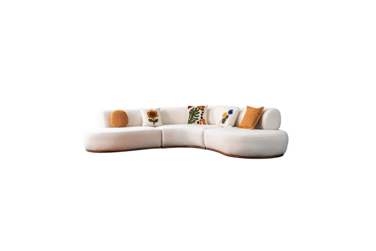 Puffy Three Mofule Corner - Enka Home - Enkahome -  Online Furniture Store Inegol Furniture