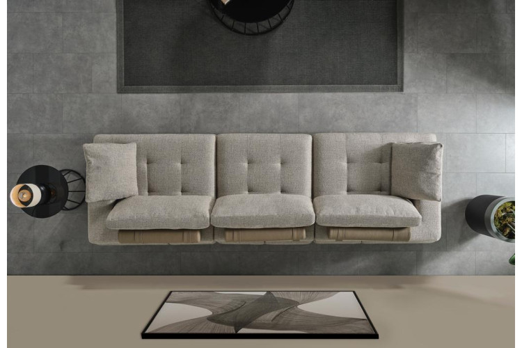 Tilia Mink Beige Four Seater Sofa - Enka Home - Enkahome -  Online Furniture Store Inegol Furniture