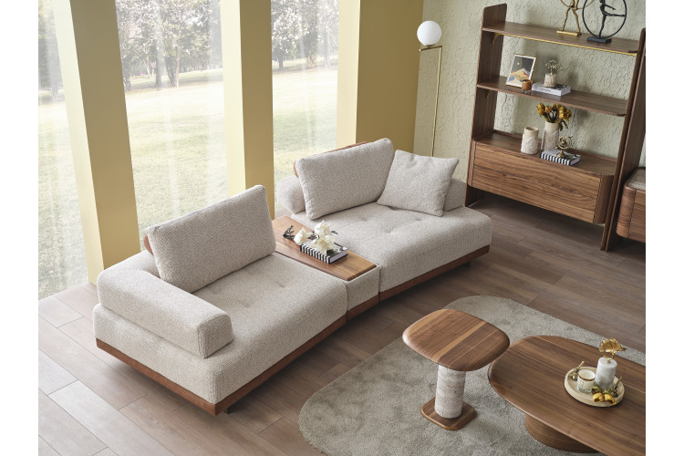 Tilia Three Seater Wooden Module Sofa - Enka Home - Enkahome -  Online Furniture Store Inegol Furniture