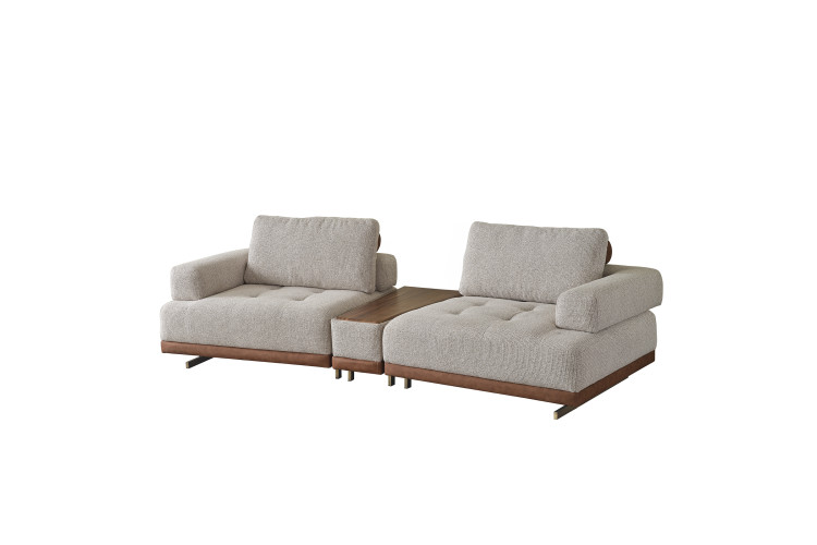 Tilia Three Seater Wooden Module Sofa - Enka Home - Enkahome -  Online Furniture Store Inegol Furniture