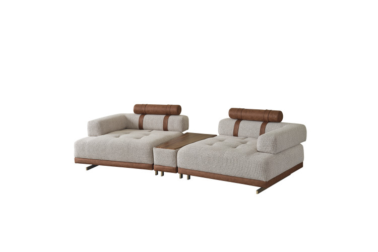 Tilia Three Seater Wooden Module Sofa - Enka Home - Enkahome -  Online Furniture Store Inegol Furniture