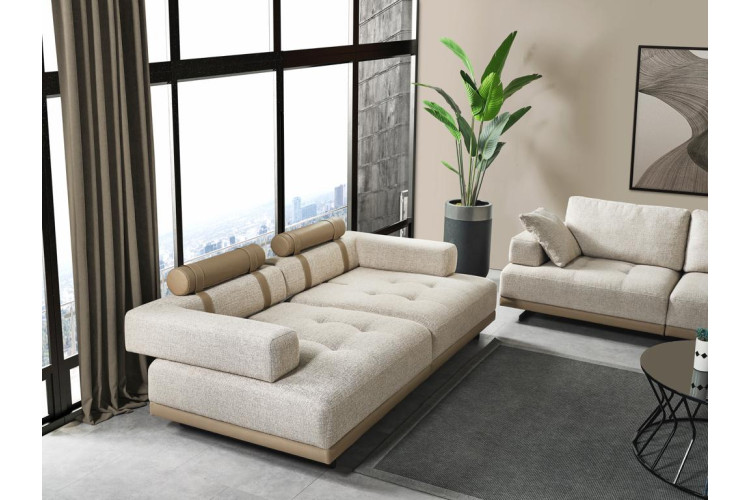 Tilia Mink Beige Three Seater Sofa - Enka Home - Enkahome -  Online Furniture Store Inegol Furniture